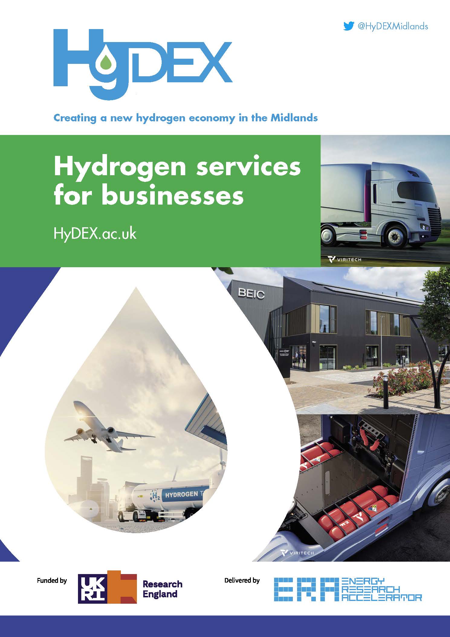HyDEX hydrogen services for business brochure